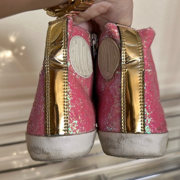 Authentic Kids Golden Goose Sparkle HighTops - Picture 9 of 16
